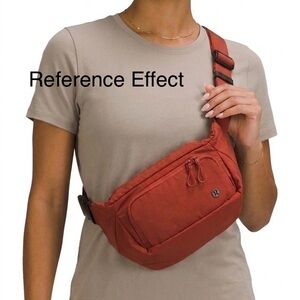 Brand New Water-Resistant Nylon Crossbody Sling Bag Red